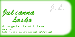 julianna lasko business card