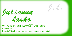 julianna lasko business card